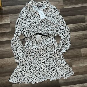 Zara flora pattern dress